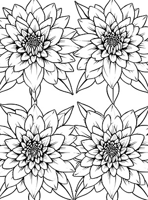 Petals in Perfect Rhythm - Printable coloring page