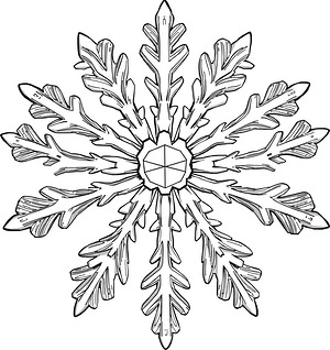 Frozen Geometry - Printable coloring page
